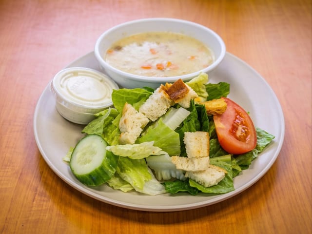 Cup of Soup and Salad Combo.