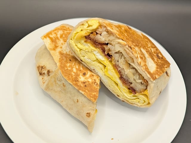Breakfast Trio Wrap.